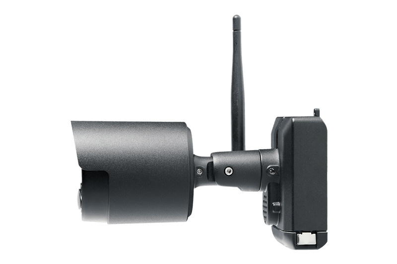 Wire-Free Accessory Camera for Battery Powered, Audio Security Systems (Black Metal, 4-pack) - Lorex Technology Inc.