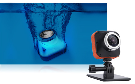 waterproof action sports camera